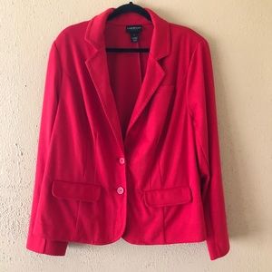Lane Bryant Red Blazer Size 22